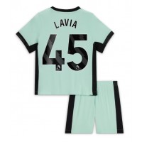 Chelsea Romeo Lavia #45 Tredje trøje Børn 2023-24 Kortærmet (+ Korte bukser)